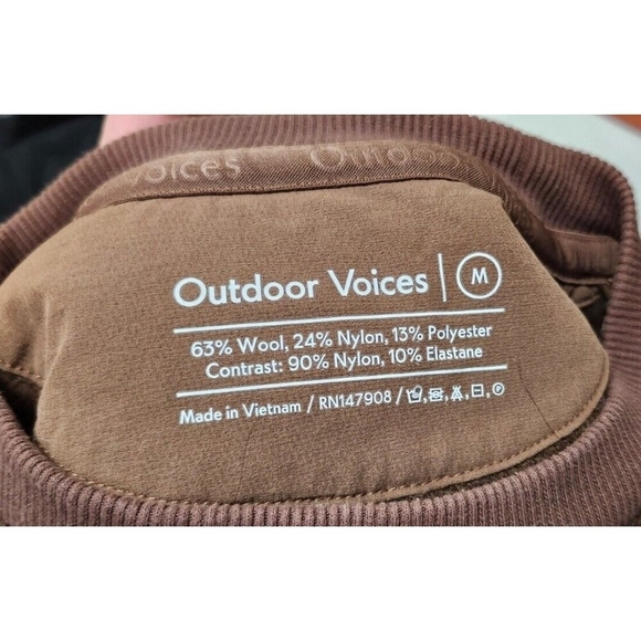 Outdoor Voices Mega Fleece Sweatshirt Size M - Picture 5 of 8